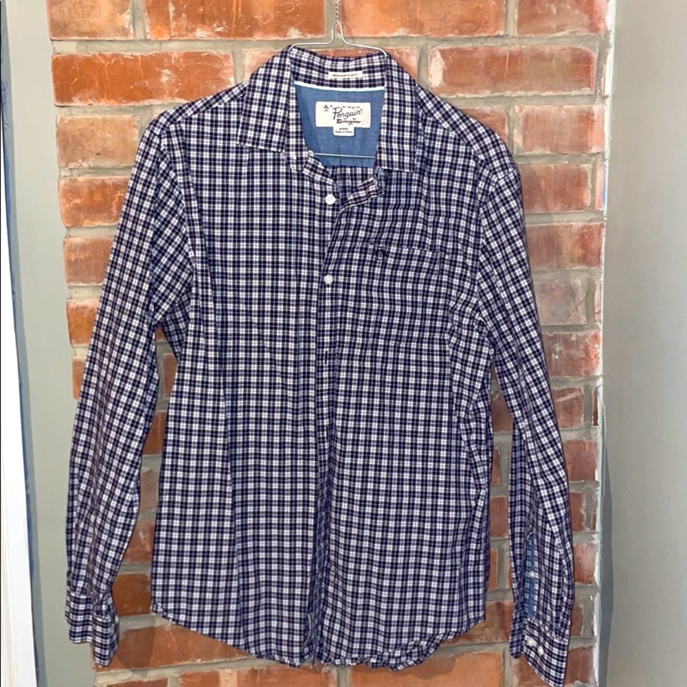 Original Penguin heritage slim fit dress shirt